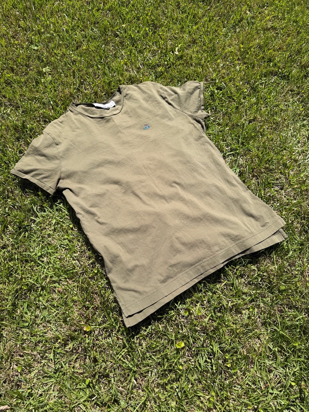 Vivienne Westwood Crew Neck Short Sleeve T-Shirt - Olive Green / Men’s (Large)